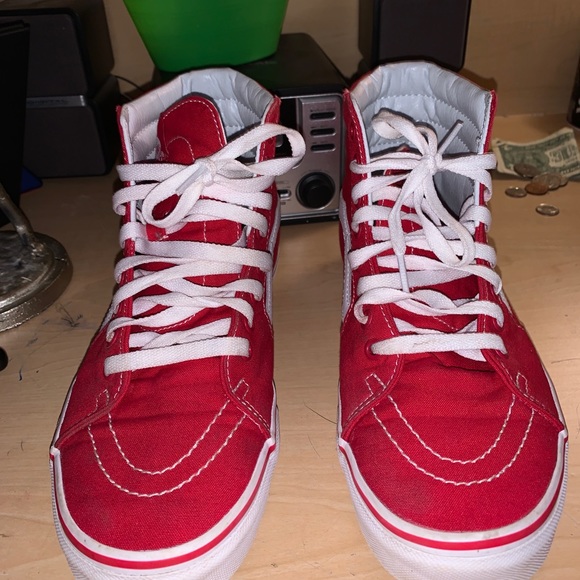 High top red vans - Picture 1 of 4